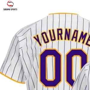 Camisetas de Béisbol Sublimadas Personalizadas Baratas para Hombre Adulto, Venta al por Mayor, Camisetas Sublimadas Personalizadas para Hombre, 100% Poliéster, Anti-UV, de Secado Rápido - Product Image 5