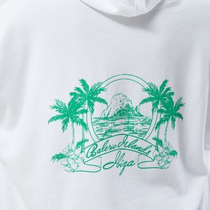 Sudadera con Capucha Blanca para Mujer, Logotipo Bordado en la Manga Izquierda, Estilo Casual, Manga Larga, Tejido de Algodón, Ropa de Otoño - Product Image 5