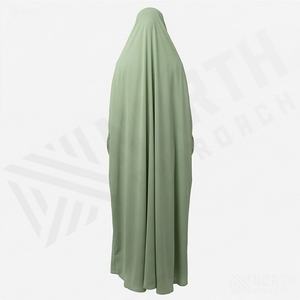 Abaya de mode pour femmes musulmanes, robes islamiques, hijab, robe longue teinte, abaya oversize à blocs de couleur, tenue modeste, couleur personnalisable - Product Image 2