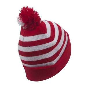 Bonnet d'hiver unisexe en fibre acrylique avec broderie de logo personnalisé, bonnet en tricot chaud pour les voyageurs, jacquard - Product Image 5