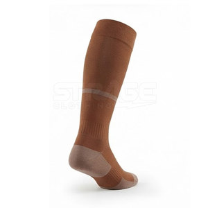 Quick Dry Eco-Friendly Lightweight Sports Crew Socks Stretch Fit Breathable Panels Cushioned <b>Heel</b> Strong Toe Basketball Socks - Product Image 6