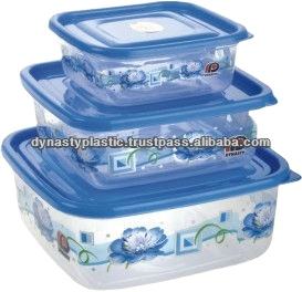 Contenedor Rectangular de plástico para microondas, sin BPA, Grado Alimenticio, paquete retráctil apilado, 150 ml, 6 uds. - Product Image 2