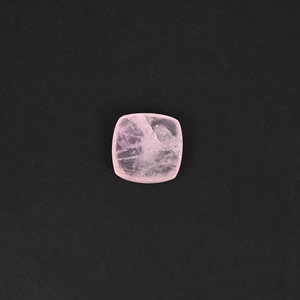 Cuarzo Rosa Natural de 10 Quilates, 15 mm, Forma de Cojín, Gema Suelta - Product Image 5