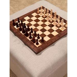 Tablero de Ajedrez de Madera de Estilo Minimalista Moderno, Adorno Decorativo para Manualidades en Madera, Cajas de Madera, Letreros de Pared - Product Image 5