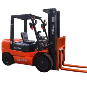 Used HELI 3 Ton Electric Forklift 3 Stage Mast 4.5m Lifting Height <b>Second</b> <b>Hand</b> Forklift for Sale - Product Image 1