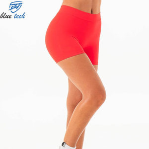 Women Fitness Shorts High Waist Yoga Gym Workout Running Biker Shorts Seamless Activewear OEM Services Custom Logo Print - Product Image 4