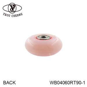 Transparent PU <b>Duffel</b> <b>Bag</b> Caster <b>Wheel</b> 60x24mm PP Core Single Bearing - Product Image 3