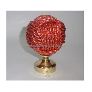 Fantaisie Nouveaux Embouts De Rideau Pôles Rails Pistes Corde Colorée Et Conception De Jute dans La Décoration De La Maison Pour Tringles À Rideaux Et Pistes - Product Image 4