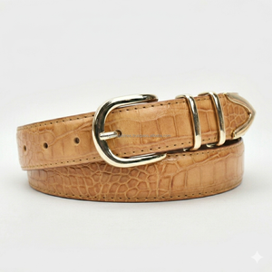 Ceinture en cuir véritable avec logo personnalisé, vente en gros, fabricant OEM, ceinture réversible en cuir de vachette pour hommes et femmes, boucle automatique, marque privée - Product Image 5