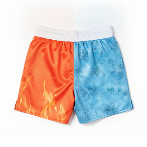 Shorts personnalisés à coupe régulière, séchage rapide, en polyester, pour arts martiaux, taille adulte, design unisexe - Product Image 1