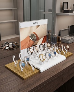 Exhibidor y Soporte para Relojes de Acrílico Transparente, Diseño Elegante y Moderno de Lujo, Lavable - Product Image 6
