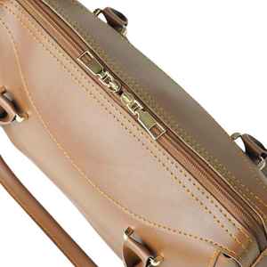 Bolso de mano informal de cuero genuino para mujer con cierre de cremallera |   Bolsa de Hombro Portátil Impermeable de Primera Calidad - Product Image 5