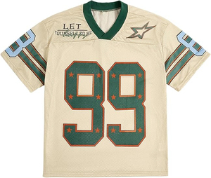 Wholesale <b>Cheap</b> Price Custom Printed 100% Polyester American Football Jersey for Team Promotion 2026 New College Uniform Top - Product Image 1