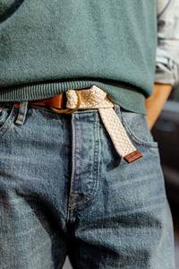 Black Cotton <b>Web</b> <b>Belt</b> Adjustable One Size Tactical Strap 3.5cm Custom Logo for <b>Men</b> and Boys Casual Outdoor Use - Product Image 2