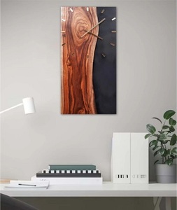 Resin Handicraft Fashion Modern Style Angel Theme Round <b>Hand</b> Modeled Wall <b>Clock</b> Home Decor by F S International - Product Image 2