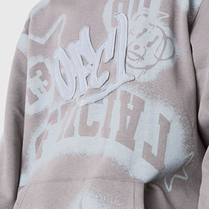 Sudadera con Capucha Unisex Extra Grande, Ligera, con Estampado 3D, de Felpa Rosa, Informal, con Bolsillo Delantero, para Otoño, Econex Sports - Product Image 6