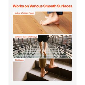 30 FT X 4 Inch Transparent Ultra-Clear Anti-Slip <b>Tape</b> Non-Skid Traction Treads for Indoor & Outdoor Use Non-Slip <b>Grip</b> <b>Tape</b> - Product Image 1