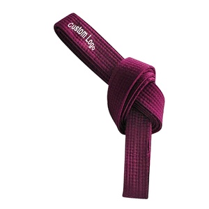 Cinturones de karate de alta calidad para hombre, bordado personalizado, todos los tamaños, de color, taekwondo, judo - Product Image 1