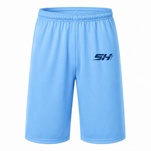 Short de basketball pour homme, léger, pour l'entraînement sportif, séchage rapide, performance, vêtement de sport uni, coupe décontractée, pour le jeu - Product Image 1