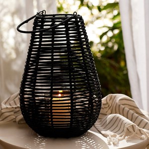Highest quality lantern halloween christmas party decorating <b>cheap</b> price natural rattan lanterns - Product Image 2