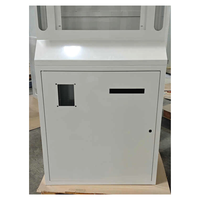 Système de câblage dissimulé, boîtier métallique gris, service de fabrication de tôlerie SEIKI pour ports de façade de kiosque personnalisés