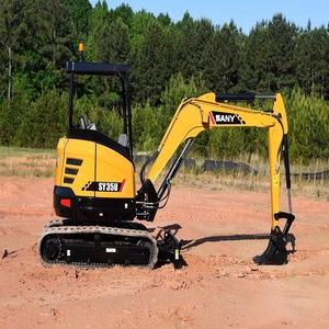 Snay Mini Excavator 36KW Power Forestry Work Mulching <b>Tree</b> <b>Cutting</b> Crawler Digger <b>Machine</b> Engine Gearbox 1 Year Warranty - Product Image 5