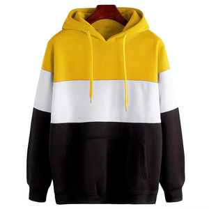 Sudadera con capucha de algodón de alta calidad, estilo bordado, multicolor, larga, para exteriores, a la moda, al por mayor y personalizada. - Product Image 2