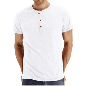 Nouveau design, t-shirts pour hommes de haute qualité, manches courtes, décontractés, pour l'été, personnalisables, séchage rapide, respirants, col en V, vente en gros - Product Image 5