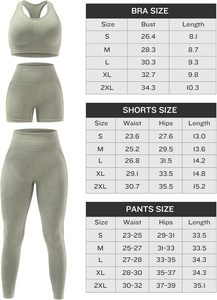 ชุดโยคะผู้หญิงแบบเรียบง่าย เสื้อกล้ามเอวสูง ระบายอากาศได้ดี เป็นมิตรกับสิ่งแวดล้อม ชุดออกกำลังกาย ฟิตเนส ยิมแวร์ รับปักลายตามสั่ง ขายส่ง - Product Image 6
