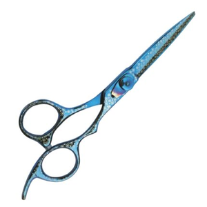 High Performance Hair Cutting Scissors Titanium Coated 5.5 6 Inch Laser <b>Engraved</b> Salon Barber Shears Razor Edge Barber <b>Tool</b> - Product Image 4
