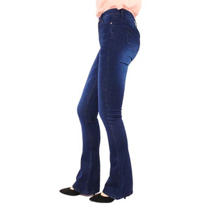 Customized High Quality <b>Material</b> Fashionable <b>Denim</b> Jeans for Women New Arrival Casual Jeans Women's Pants in Blue Color All Size - Product Image 4
