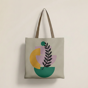 Grand sac fourre-tout réutilisable, sac de shopping en coton écologique pour les voyages, le travail, la plage et l'usage quotidien - Product Image 2