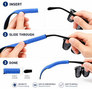 Correa de Neopreno para Gafas de Sol con Logotipo Personalizado, Impresión a Todo Color por Sublimación, Retenedor de Gafas Flotante - Product Image 2