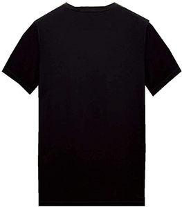 Haven Apparels Camiseta negra con estampado de pez Koi y diamantes de imitación para mujer, manga corta, cuello redondo, estilo informal, corte regular - Product Image 2