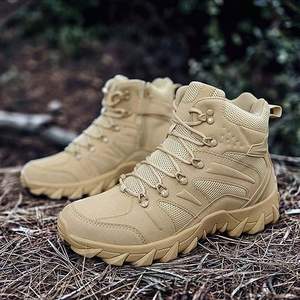 Botas de Trabajo y Senderismo para Hombre, de 6 Pulgadas de Altura, con Cierre Lateral, Zapatos para Desierto - Product Image 1