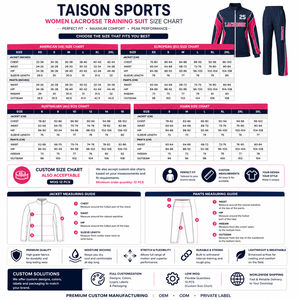 Unisex Lacrosse Training <b>Suit</b> Premium 300 GSM Polyester Fleece Blue <b>Red</b> Contrast Panel Custom Logo Heat Transfer Tracksuit Set - Product Image 3