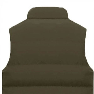 Chaleco Acolchado Impermeable para Hombre, Sin Mangas, Color Sólido, Talla Grande, Cálido, con Bolsillos, 100% Lana, Estilo Hip Hop, Ropa de Invierno - Product Image 6