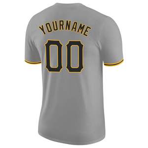 เสื้อเบสบอลสั่งทำพิเศษลดราคา เสื้อทีมแบบกำหนดเอง ระบายเหงื่อได้ดี ผลิตจากโพลีเอสเตอร์ แขนสั้น รับผลิตแบบ OEM ODM - Product Image 3