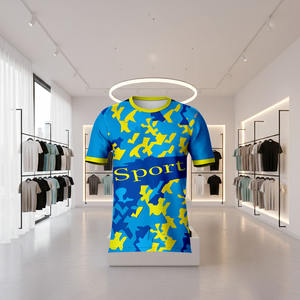 Camiseta Sublimada de Fábrica, Manga Corta, Cuello Redondo, de Poliéster Imprimible para Personalización de Marca - Product Image 2