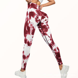 Leggings Deportivos de Cintura Alta para Mujer, Color Verde Sólido, Largos, para Yoga - Product Image 4
