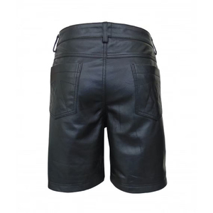 Men's Blue Bermuda <b>Shorts</b> High Waist Button Fly Casual Solid Color Polyester Breathable Woven Fabric with Pockets - Product Image 3