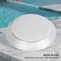 Projecteur LED PAR56 immergé pour piscine, étanche IP68, en résine, à montage en surface, 25W 35W 45W 12V RGBW DMX512