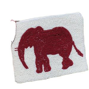 Monedero pequeño de cuero con cuentas, diseño vaquero, color blanco, alta calidad, hecho a mano, para mamá de niñas, por MD HANDICRAFTS - Product Image 1