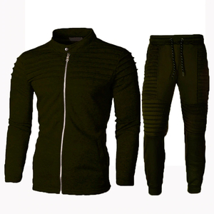 Conjunto Deportivo de Dos Piezas para Hombre, Sudadera con Capucha y Pantalones con Lavado Ácido, Estilo Urbano, Otoño - Product Image 2