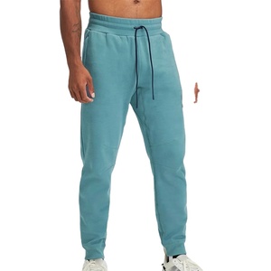 Pantalones de chándal de ajuste regular lisos personalizados de alta calidad 100% algodón polar para hombre Pantalones de chándal de entrenamiento 2026 - Product Image 1