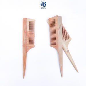 Ensemble brosse et peigne à cheveux en bambou, outil de massage du cuir chevelu en bois naturel écologique pour une croissance saine des cheveux, soins personnels - Product Image 3