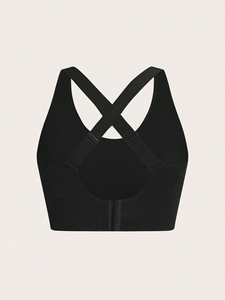 Soutiens-gorge de sport personnalisés imprimés par sublimation pour femmes, yoga, fitness, course à pied, dos croisé, rembourrés - Product Image 2