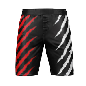 Shorts en satin personnalisés pour femmes, hommes et jeunes - Sublimation pour boxe, grappling, Jiu Jitsu, BJJ, combat, MMA - Motif uni, shorts MMA vierges - Product Image 1