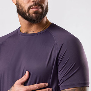 Venta Directa de Fábrica 2026, Ropa Deportiva de Manga Corta, Talla Grande, Ligera, Transpirable, Ecológica, 100% Algodón, para Gimnasio y Entrenamiento - Product Image 5