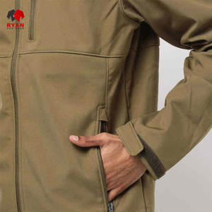 Chaqueta Softshell de Diseño Personalizado Ryan Pro Gear para Hombre, Tejido Transpirable, Cierre de Cremallera con Logotipo Personalizado, Ropa Casual - Product Image 6